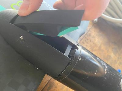 Strap Motor mount for 63mm motor and Gong HM Carbon Mast