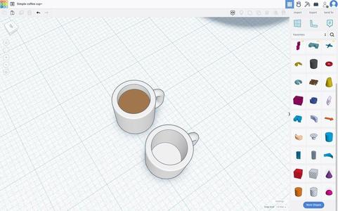 Simple coffee cup