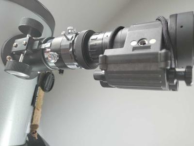 telescope adapter for pvs-14 - 37mm lens threads and eyepiece mount