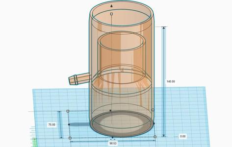 Vertical condensation separator