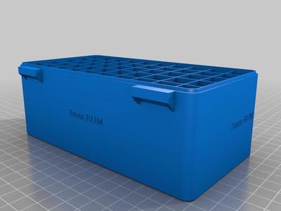 7mm RUM, Double Snap Latch, PIP Hinge Modular Ammo Box
