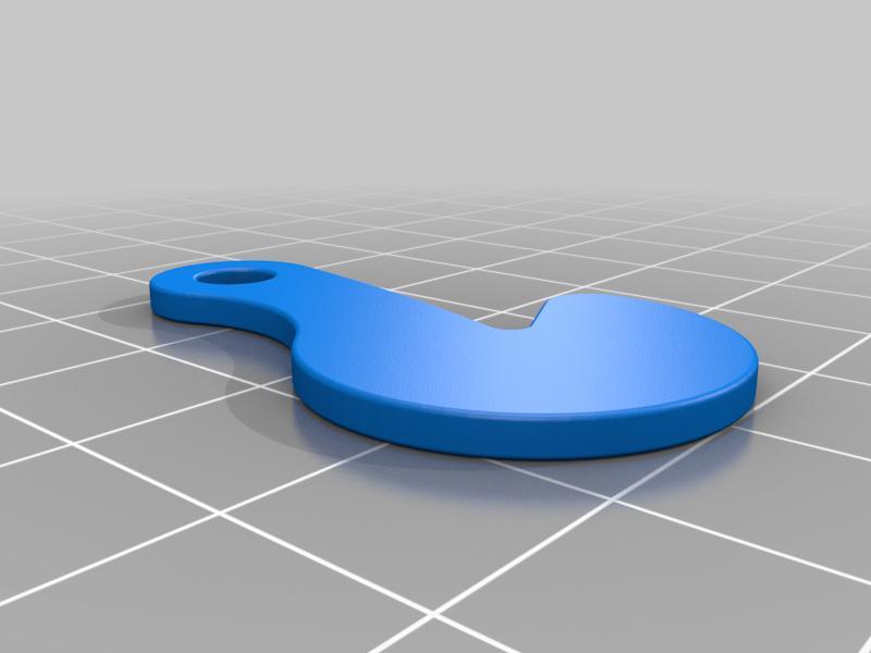 Jeton de caddie qui se retire facilement