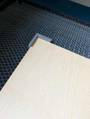 Laser Honeycomb Bed Corner