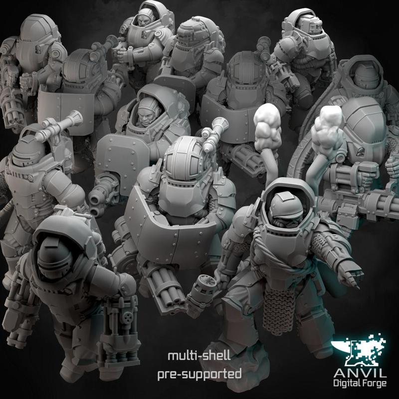 Dieselpunk Exo-Lords: Heavies - Anvil Digital Forge December 2022