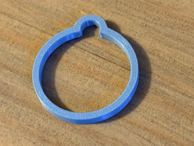 1 pound coin holder with attachment