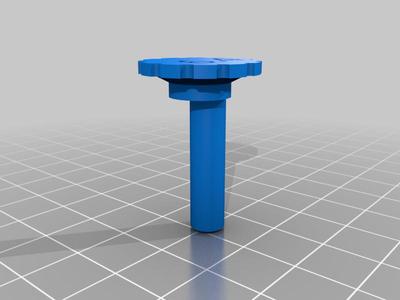 HOLD-DOWN CAM DISC PEGS FOR HONEYCOMB BED OF LASER CUTTER