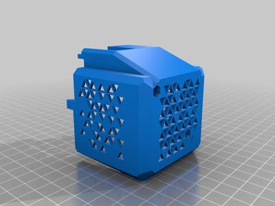 Ender 3 V2 Neo Shroud for 4020 fan w/ M3 Nuts