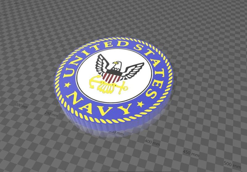 Us Navy Logo Multi Color Modifier