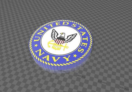 Us Navy Logo Multi Color Modifier