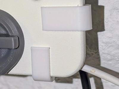 Cable clips for Ikea Skådis (to conceal cables)