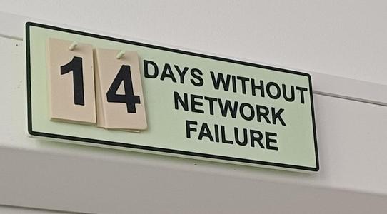 Network failure counter