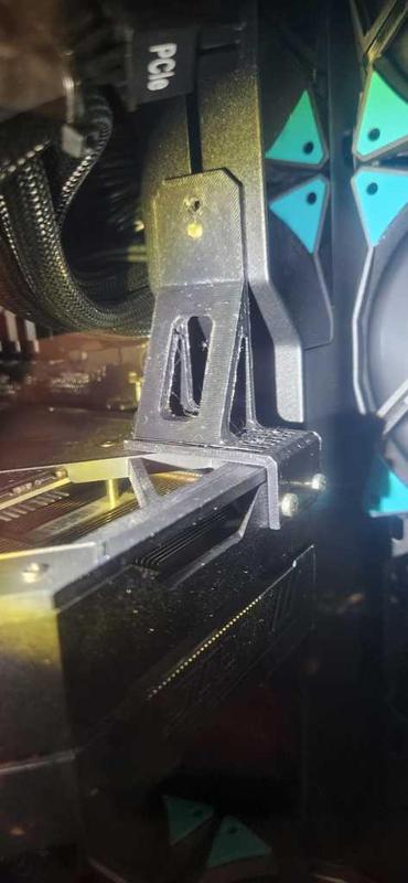 NZXT H9 anti-sag for ROG Strix RTX 3080