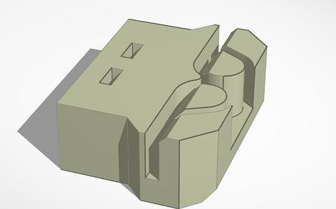Improved Y Belt holder for Geeetech I3X (Acrylic) for T2.5 or GT2 belts