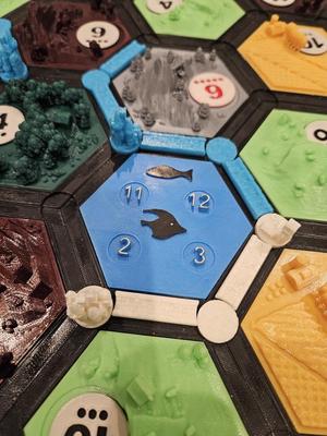 Catan: Traders & Barbarians Fish Game Board