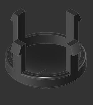 Cap for baby carriage (Заглушка на детскую коляску)