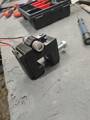 Laser motorcycle chain align tool