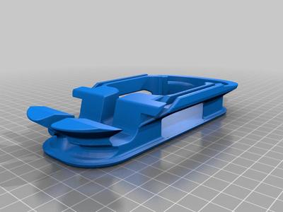 Steam Deck Case Insert w/ stand (Modfied to be shorter)