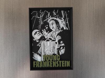 Young Frankenstein film poster refrigerator magnet