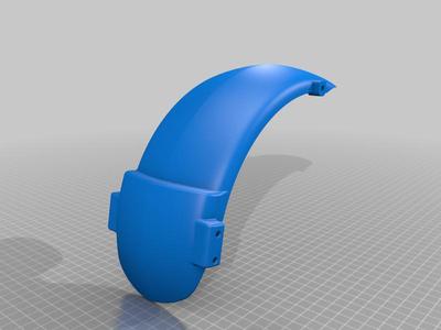 Sharkset front fender for CUSTOM DUAL MOTOR SETUP
