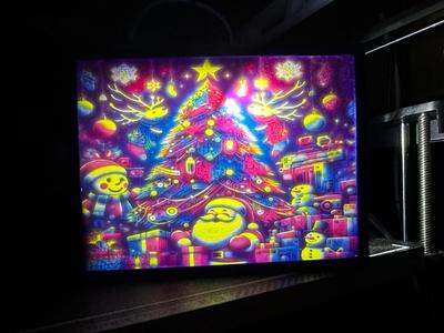 Techy Christmas Lithophane