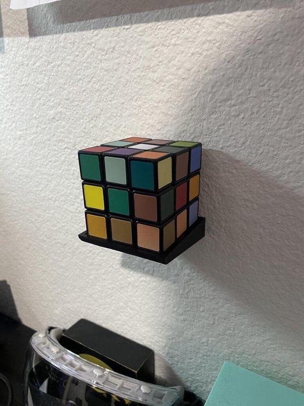 Rubik's Cube Floating Shelf