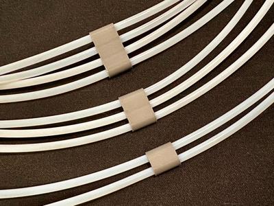 Two Three & Four Slot PTFE Management Clips