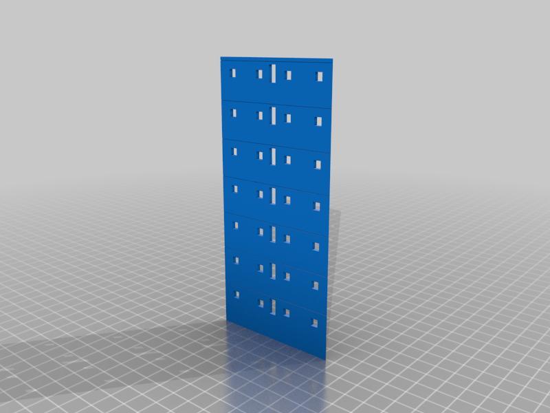 n scale corner building