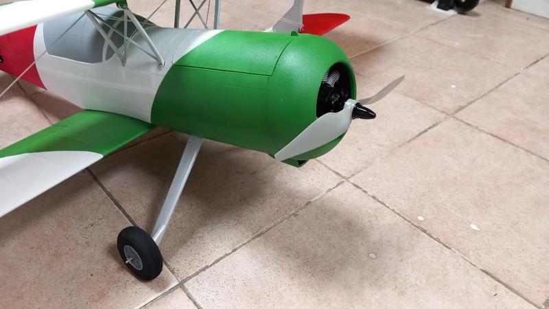 Eclipson Pitts S12 landing gear for big tyres