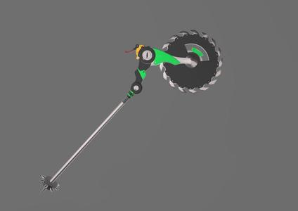 Corin Wickes Saw Axe thing(Zenless Zone Zero)