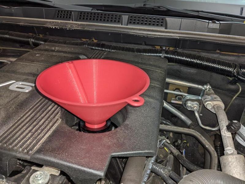 Yet Another Automotive Oil Funnel