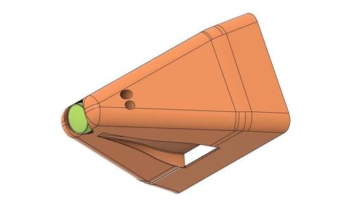 ZOHD Talon GT Rebel nose cone integrated micro camera mount and naca duct