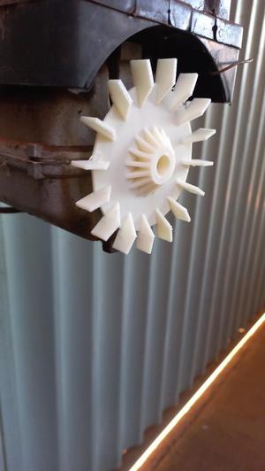 Ventoinha para motor de portão basculante