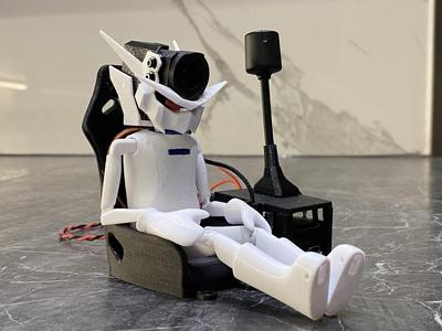 Cool looking Gundam style DJI O3 Gimbal