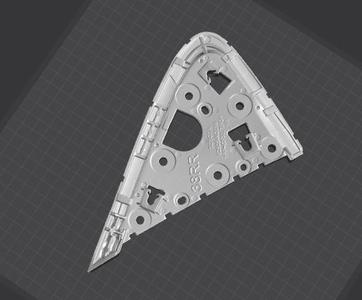 Car review mirror  Scanned by Creality Scanner Raptor