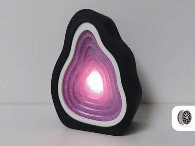 Geolux | A Geode Inspired Desk/Night Lamp | No AMS