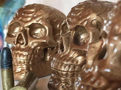 Carved skull