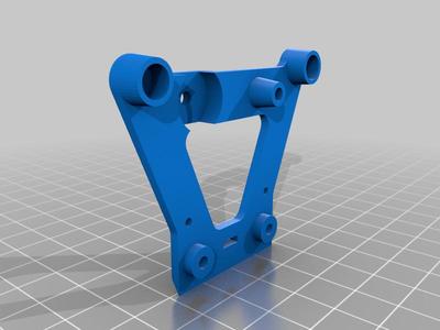 RC10T3 front upper plate 9130