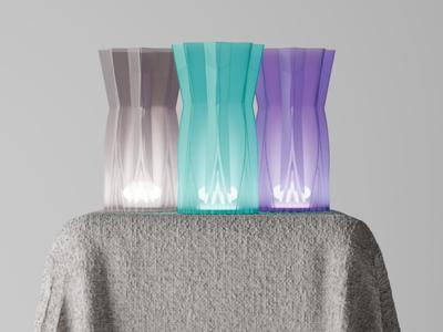 Wireless Lamp.  under 2 hour print. 40g filament 