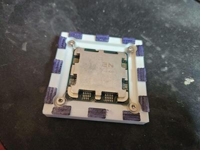 Ryzen AM5 CPU AMD 7000 lapping tool. - USE AT YOUR OWN RISK.