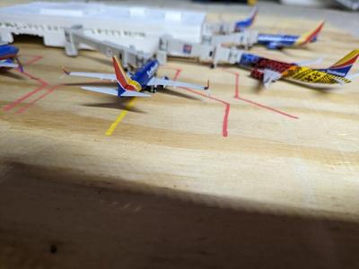1:400 Model Airport Terminal