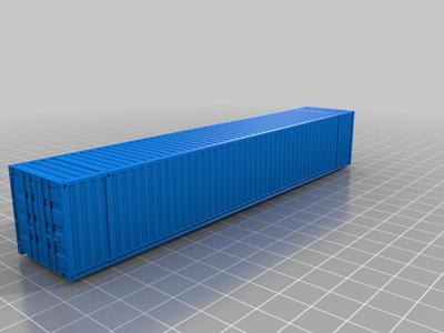 HO scale container 48ft (piko-compatible)