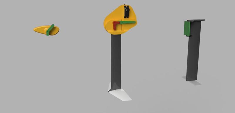 Self-balancing mechanism for hydrofoils on RC boats