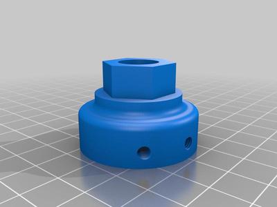  Gibi50's Schneideisenhalter 25mm verkürzt mit Sechskant