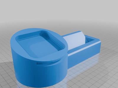 Square business card holder