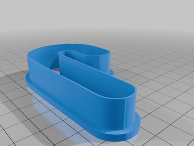 Candy Cane Cookie Cutter