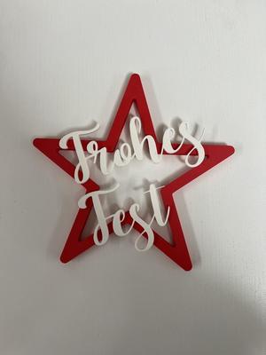 Frohes Fest mit Stern