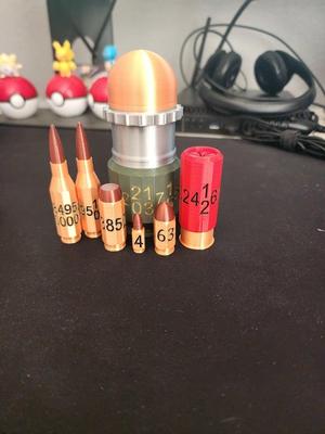 Bullet Dice Set (Now w/ d20)