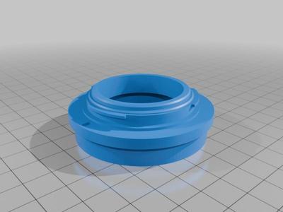 Pentax-K100D to Nikon-F Lens Adapter