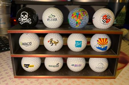 modular/stackable golf ball holder