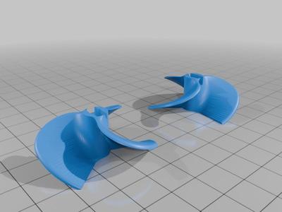 RC Boat Prop 4mm shaft, 38mm dia